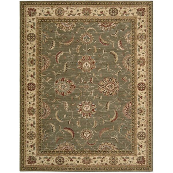 Nourison Living Treasures Area Rug Collection Green 9 Ft 9 In. X 13 Ft 9 In. Rectangle 99446678294 - main